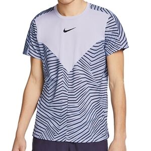 Nike Mens  Roland Garros DV0701-536 Dri-FIT Slam Top Purple ( M )